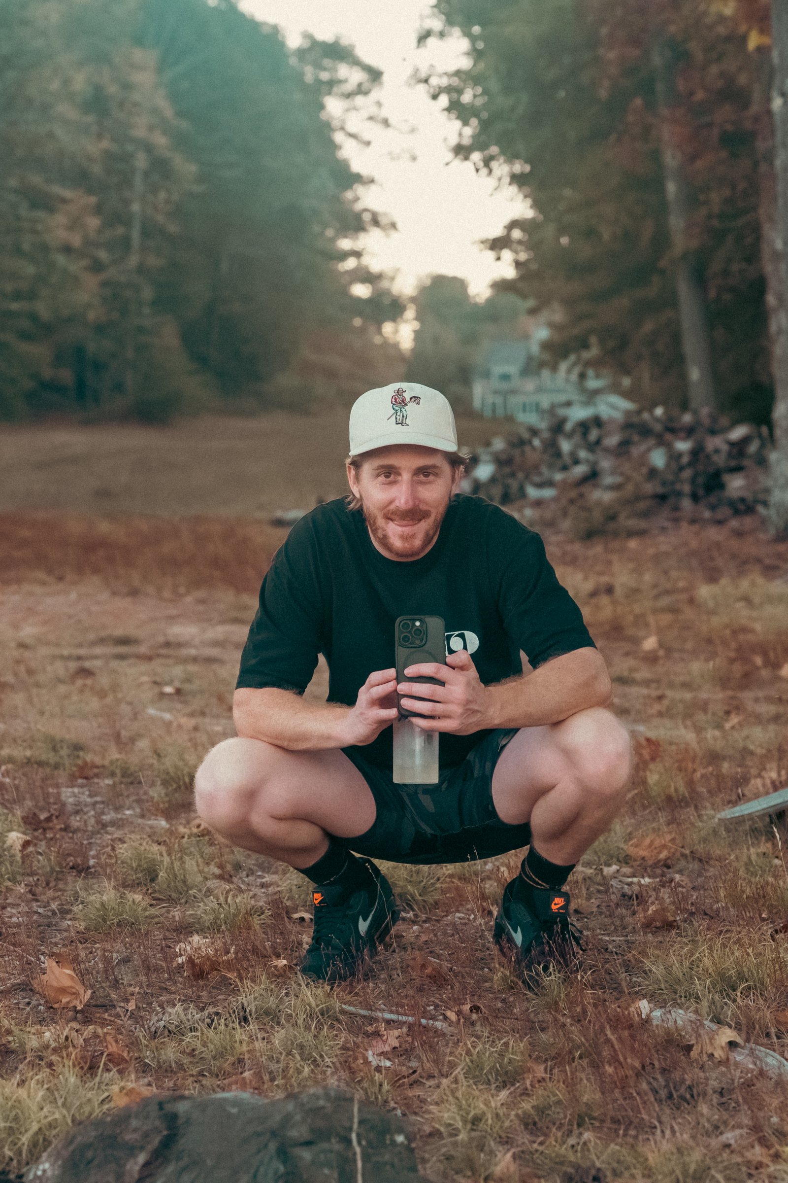 Portrait of Cory Goulet outdoors.